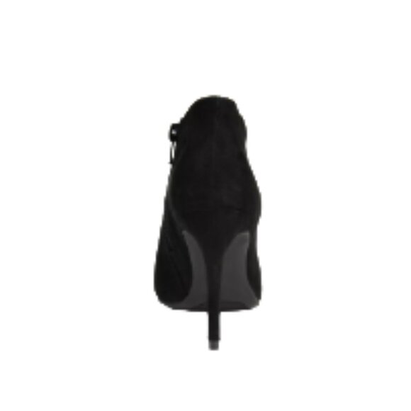 JOURNEE COLLECTION Demmi, Stiletto, Pointed Bootie, Black Faux Suede, 6M, NWT** - Picture 3 of 4